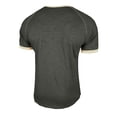 thumbnail image 5 of T-Shirts For Man Short Sleeve Crew Neck Henley Shirts Basic Grey Button Up Shirt Mens Work Shirts, 5 of 5
