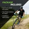 thumbnail image 4 of CushCore XC Set - Includes (2) Tire Inserts, (2) Presta Valves & Rim Stickers, Easy At-Home Installation, Bicycle Tire Inserts, Helps Improve Ride Quality, Fits a 1.8"-2.4" Tire (2-Pack), 4 of 7