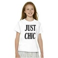 thumbnail image 5 of Just Chic Stylish Pretty Trendy Girls Kids T Shirt Tees Teen Brisco Brands L, 5 of 6