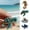 Sea turtle, variant on Homellea Mini 3D Beaded Ocean Animal DIY Kit, DIY Bead Embroidery Kit, 3D Ocean Themed Beadwork Kit for Beginners & Craft Enthusiasts (Shark, 1PC)