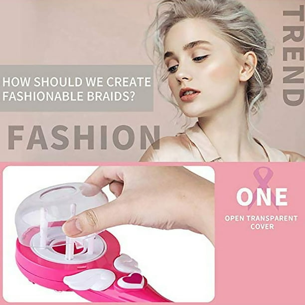 Máquina automática para tejer trenzas de cabello, trenzadora de cabello DIY, regalo de cumpleaños (juego B)