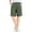 Army Green, variant on ERkkoi Women Shorts Summer Dressy High Waisted Tailored Pleated Business Work With Pockets Trendy Causal Womens Dress Shorts Watermelon Red L