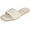 Beige, variant on Berness Women’s Slide Sandals – Quilted Padded Strap Flat Sandals, Comfortable Slip-On Open Toe Casual Summer Slides SAANVI Royal Cobalt Blue 7