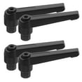 thumbnail image 2 of 4pcs Clamping Lever Handles M8 x 63mm Threaded Knobs Locking Rotating Screw Handles Quick Release Bolt Push Button Ratchet Lever, 2 of 8