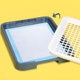 thumbnail image 3 of LAMIRO Compact Litter Box for Cats Pet Potty Small Plastic Bins Trash Tray Guinea Pig Cage, 3 of 7