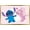 Gold Framed Version, variant on Disney Lilo and Stitch - Angel and Stitch Wall Poster, 22.375" x 34"