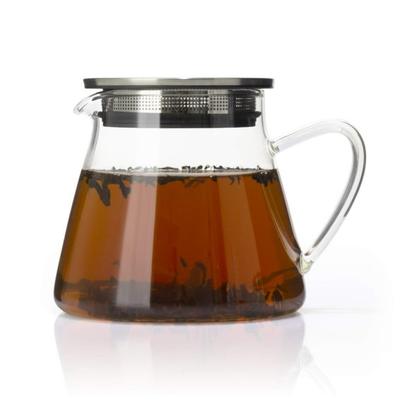 FORLIFE Fuji Glass Teapot with Filter Lid (18 ounces)