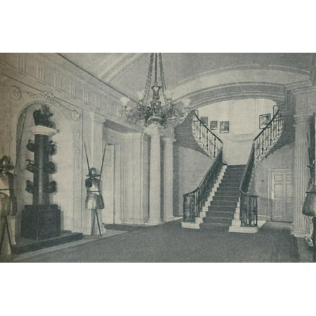 'The fine Staircase Hall in the First Lord's residence at the Admiralty', 1937 Print Wall