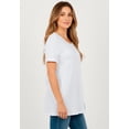 thumbnail image 3 of Roaman's Women's Plus Size Scoopneck Short Sleeve Pocket Tunic, 3 of 3