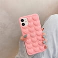 thumbnail image 6 of 3D Hearts Case Compatible with iPhone 11 Pro, Cute Design Soft Protective Case Protective Cover for Girls Women (Pink, iPhone 11 Pro), 6 of 7