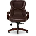 thumbnail image 3 of Pemberley Row Faux Leather Brown Office Chair Adjustable 47" Unassembled, 3 of 14