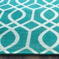 thumbnail image 2 of SAFAVIEH Cedar Brook Dubhan Geometric Cotton Area Rug, Light Teal/Ivory, 2'3" x 3'9", 2 of 6