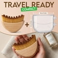 thumbnail image 2 of Premium Lymphatic Contour Face Brush for Sculpting - Lymphatic Drainage Massager - Wooden Tool for Face - Anti-Puffiness - Detox & Lift - Ergonomically Designed to Fit The Skin Precisely, 2 of 8