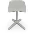 thumbnail image 4 of MooreCo Elate Perch 33.8" Adjustable Polyurethane Stool with Steel Base in Gray, 4 of 10