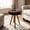 B-Brown, Black, variant on Ciphrias 16 Inch Walnut Wood Grain MDF Cube Side Table for Living Room