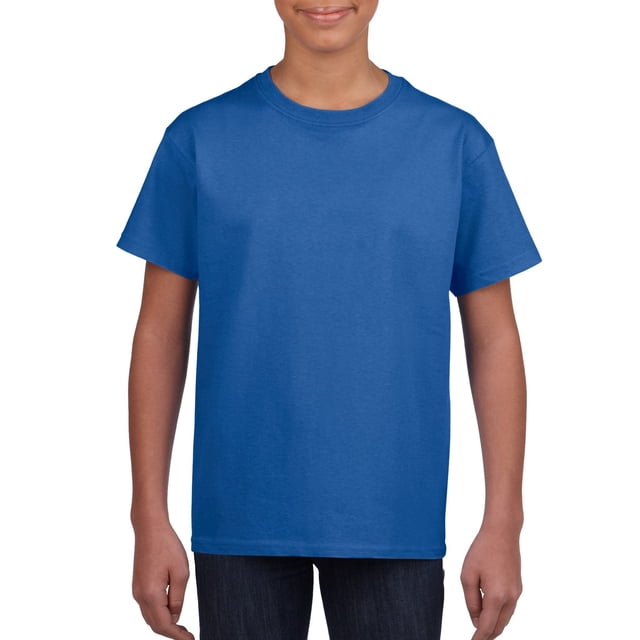 Gildan T-Shirt Ultra Cotton pour Jeunes, L, Royal
