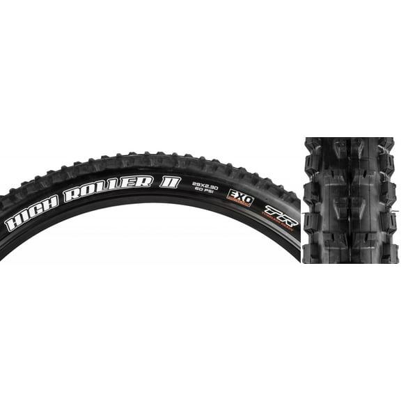 Maxxis High Roller II Tire - 29 x 2.3, Tubeless, Folding, Black, Dual, EXO