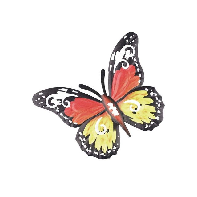 Lifelike 3D Metal Butterfly Wall Art - Perfect for Home & Garden Decor! 1Pc