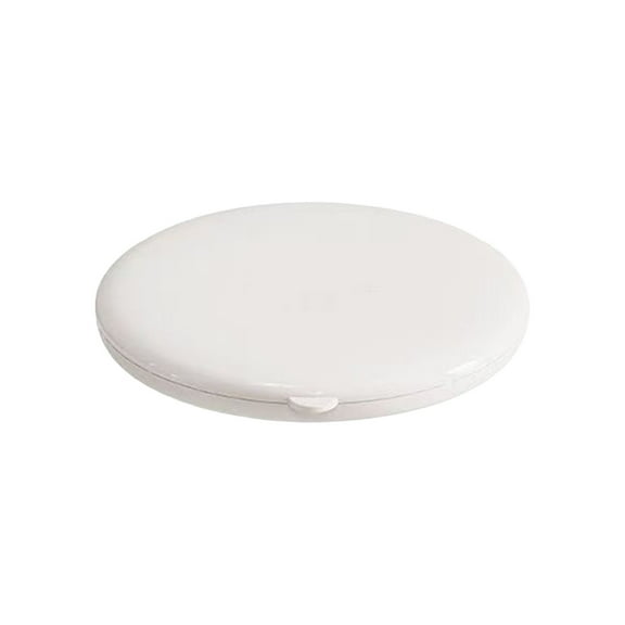 Universal Round White Toilet Seat with Durable Hinges, Easy Installation, Comfortable Design, Fits Standard Toilets, Easy Clean Surface