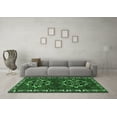 thumbnail image 3 of Ahgly Company Indoor Rectangle Persian Emerald Green Traditional Area Rugs, 6' x 9', 3 of 4