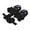 Black, variant on Luvior Newborn Baby Shoes With Hair Band Fashion Soft Soled Newborn Shoes Versatile Dress Flower Shoes Newborn Shoes Fashionable Footwear, 0-6 Months