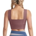 thumbnail image 5 of Womens Bras Fashionable Solid Color Underwire Gathering Sports And Fitness Bra Sport Bras for Women Red M, 5 of 5