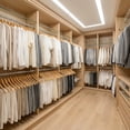 thumbnail image 3 of Unique Bargains 2Pcs Wood Durable Space Saving Home Clothes Hangers Natural, 3 of 6