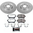 thumbnail image 3 of PowerStop Rear Z26 Street Warrior Carbon-Fiber Ceramic Brake Pad and Drilled and Slotted Rotor Kit Fits: AUDI Select Models K5678-26, 3 of 9