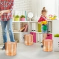 thumbnail image 4 of Cute Mini Desktop Can Transparent Set For Home Dorm And Stylish Paper Desk Organization Accessories 3PCS, 4 of 5