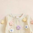 thumbnail image 7 of Hessimy Toddler Fall Outfit Bear-Print Long-Sleeve Sweatshirt & Pants 3-24 Months Unisex Baby Girl Outfits Baby Pajamas Toddler Girl Outfits (Beige,2-3 Years), 7 of 7