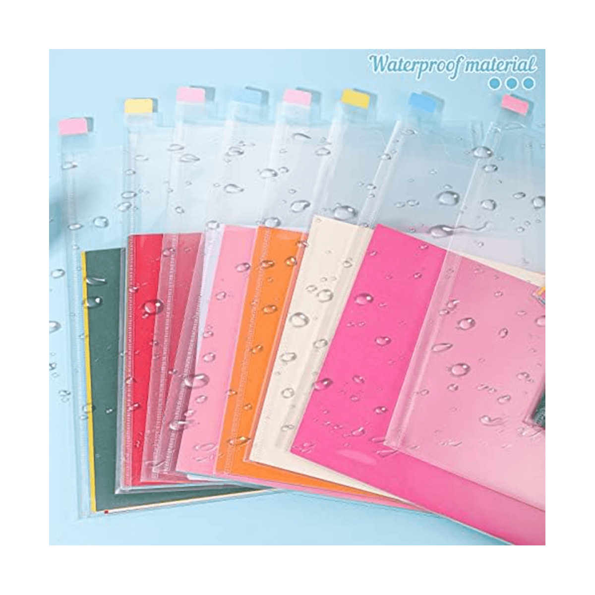30 Piece Scrapbook Paper Storage Box, with Adhesive Index Labels Craft Paper Storage for Vinyl Paper File Photos