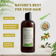 Just Nutritive Thicker Hair Shampoo, Hydrating, Fuller Volume, Healthy Scalp, No Sulfate, 16 oz
