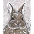 thumbnail image 1 of Diamante (DE5873) 5D DIY nieve conejo cuadrado mosaico arte Rhinestone imagen 30x40cm FLhrweasw Nuevo, 1 of 1