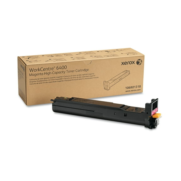 Xerox 106R01318 High-Yield Toner, 14000 Page-Yield, Magenta