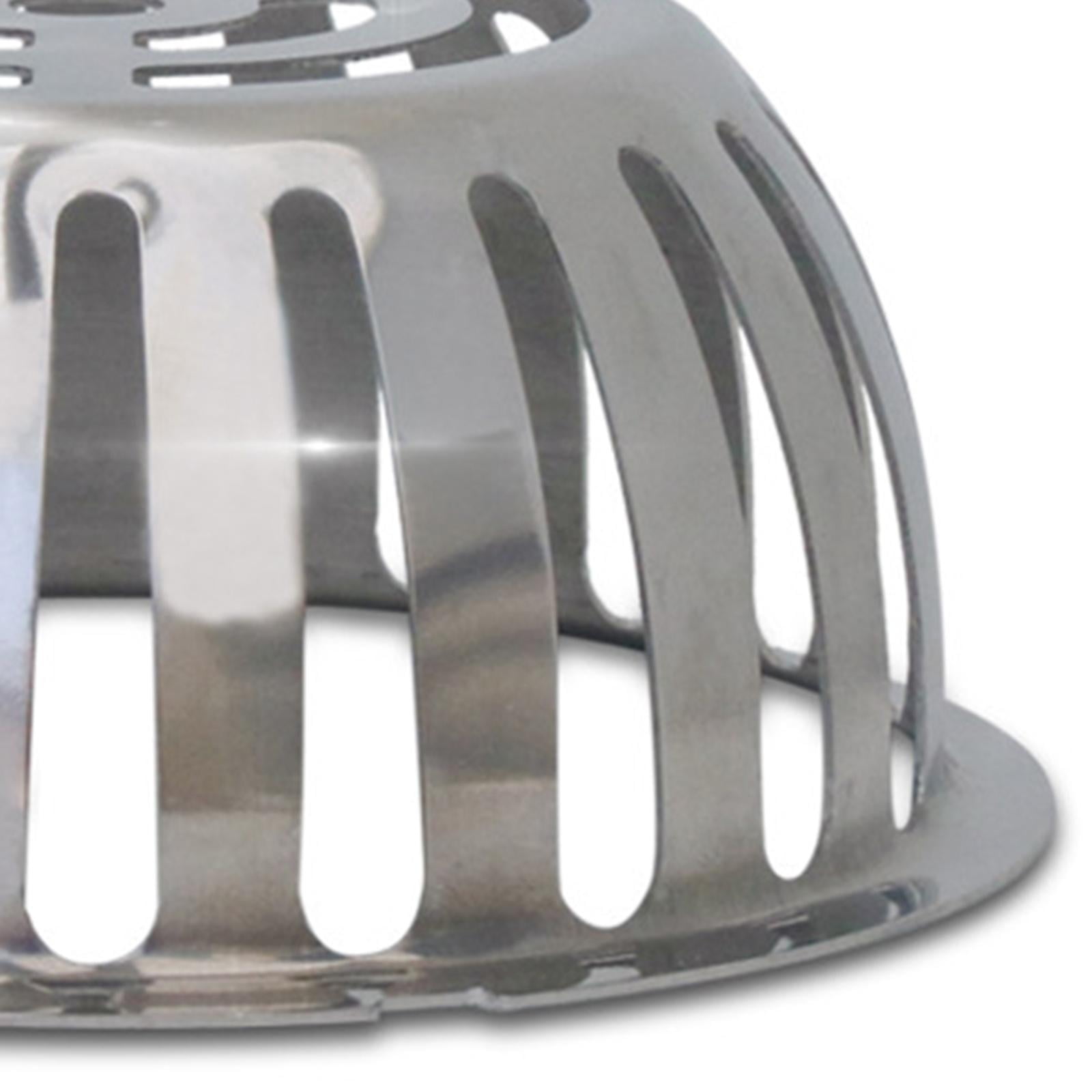 TubShroom 1.5-in Stainless steel Strainer dome cover in the
