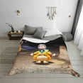 thumbnail image 3 of Lsque Pikmin Print Flannel Throw Blanket, Ultra-soft Blanket for Bed, Couch, Car, Hypoallergenic Anti-pilling blanket-50"x40", 3 of 8