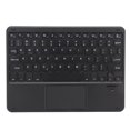 thumbnail image 3 of Funda para teclado inalámbrico BT, conexión magnética, carga USB C, teclado de tableta desmontable con panel táctil para IOS, color negro, 3 of 8