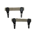thumbnail image 1 of CTM® Elastic 1 Inch Double Clip Sock Garters, 1 of 2