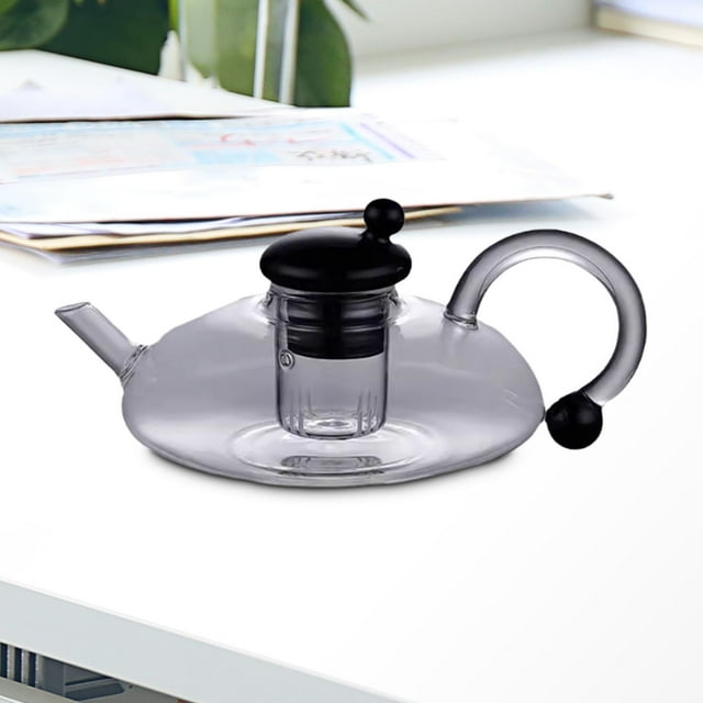 HOZADOIE A Kettle Kitchen Essentials Heated Teapot High Borosilicate Glass Rats Tail Pot