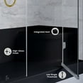 thumbnail image 4 of Aquatique 60" x 32" Left Drain, Shower Base in Matte Black, 4 of 12