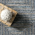 thumbnail image 6 of nuLOOM Geometric Diamond Fringe Area Rug, 4' x 6',  Blue, 6 of 9