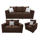 thumbnail image 1 of Sala Modular 3-2-1 El Bazar Store Miami Chocolate, Sofa, Love seat y sillon, 1 of 10