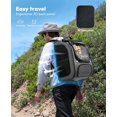 thumbnail image 5 of Cat Backpack Carrier, Large Space Cat Bubble Backpack, Breathable Cat Carrier, Shaded Dog Backpack Carrier, Ergonomic 3D Design for Travel, Hiking, Walk, Suitable for Shopping, Car, Vet, Gray, 5 of 14