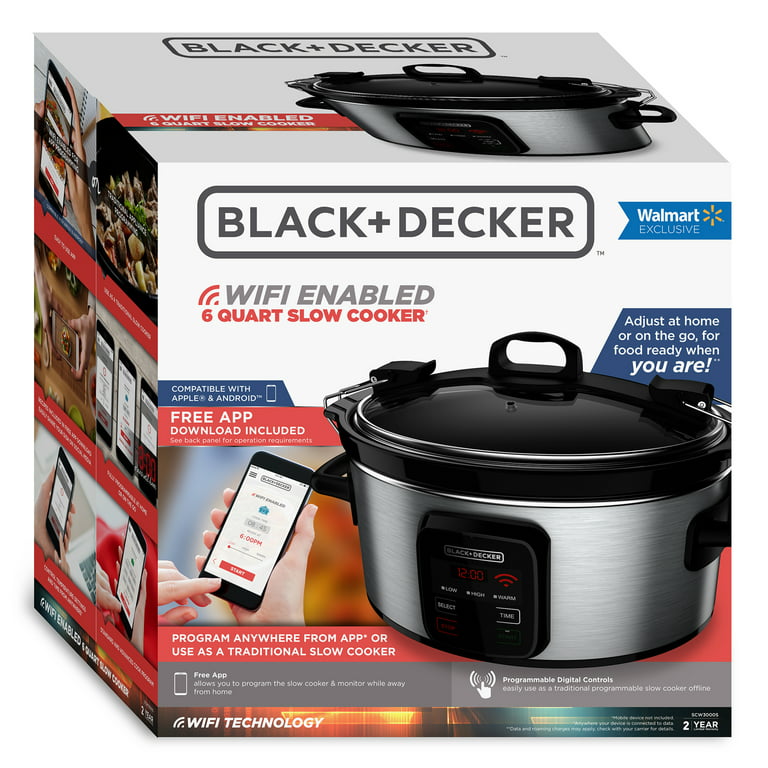 Black & Decker WiFi-Enabled Slow Cooker review: Black & Decker adds Wi-Fi  to a slow cooker - CNET