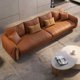 thumbnail image 3 of Italian Minimalist Sofa Metal Leg Adults Comfortable Back Rest Floor Armsofa Longue Living Room Soft Canape Salon Home Furniture My Lux Decor Round, 3 of 11