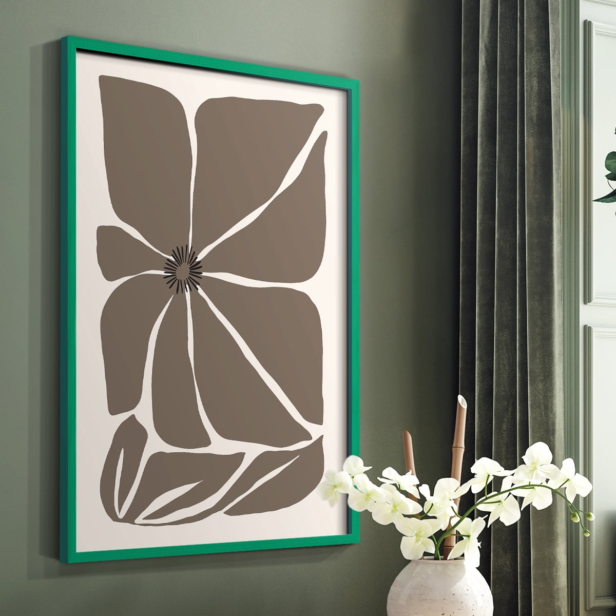 Matisse CCXXXV in Solid Wood 11 x 14 Framed Print