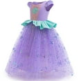 thumbnail image 5 of Princess Mermaid Costume Little Girls Dress Up for Birthday Party Carnival 3-9Y, 5 of 5