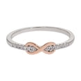 thumbnail image 5 of Anillo de plata S925 para mujer, pequeño, fresco, de la suerte, con 8 caracteres, circonita, anillo sencillo para mujer, anillo de cola de una sola fila, 5 of 5