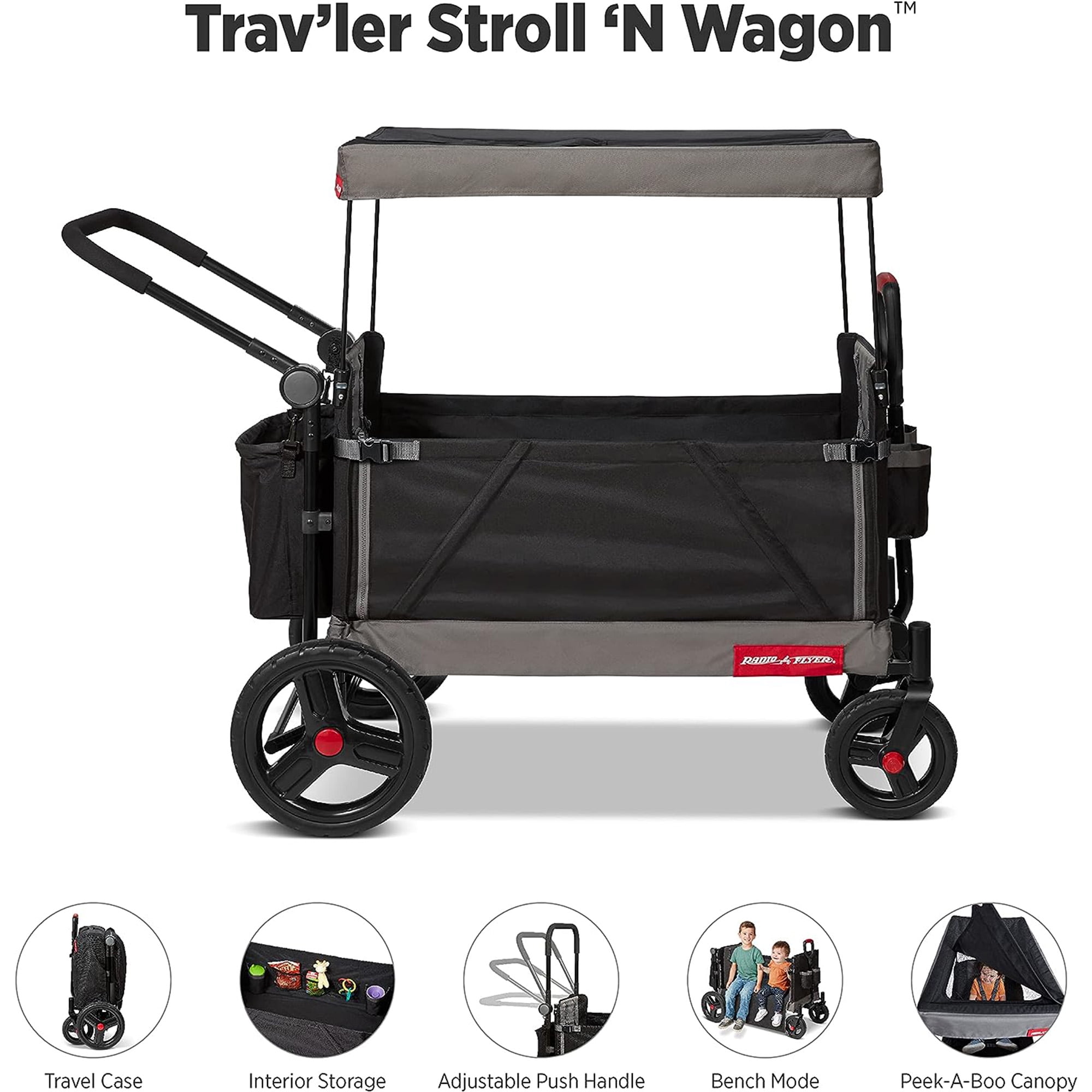 Trav'ler Stroll 'N Wagon with Protective Cover
