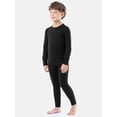 thumbnail image 4 of Athletic Works Boy's Thermal Underwear Crew Top & Bottom Set, Sizes XS-XXL, 4 of 11